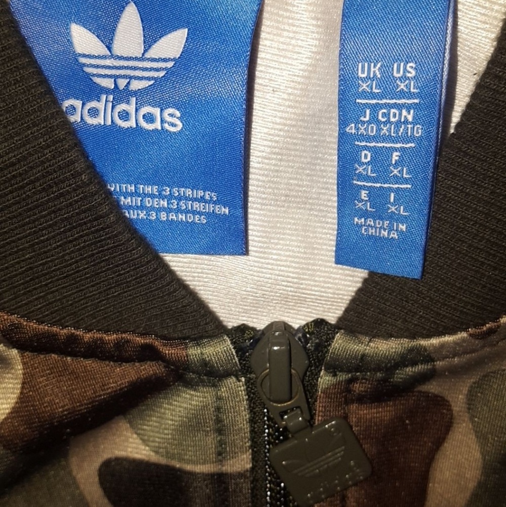 🚫SOLD!!🚫Adidas Camo Track Jacket XL - Picture 5 of 8